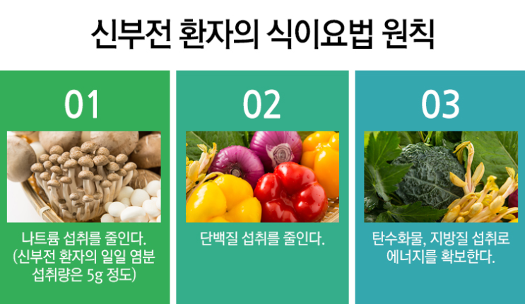  만성신부전 식단 추천