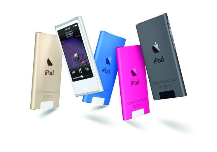  [iPod]  MUSIC iPod Nano 16GB 광주애플샵 골드 실버 블루 핑크스페이스 그레이 MP3 2.5형 Multi‑Touch Bluetooth FM 라디오 지원 Nike+ 지원 만보계 내장 podcast.