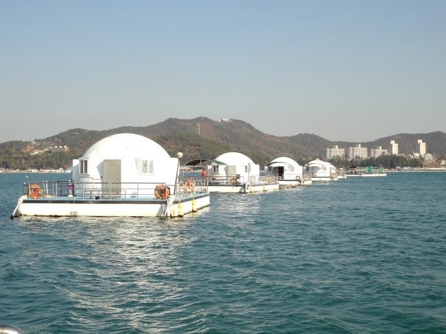 여수 여행 ) 여수 대경도 수상펜션, 해상펜션 낚시