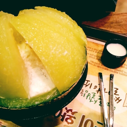 설빙 신메뉴 리얼통통 메론 빙수 후기 : 네이버 블로그