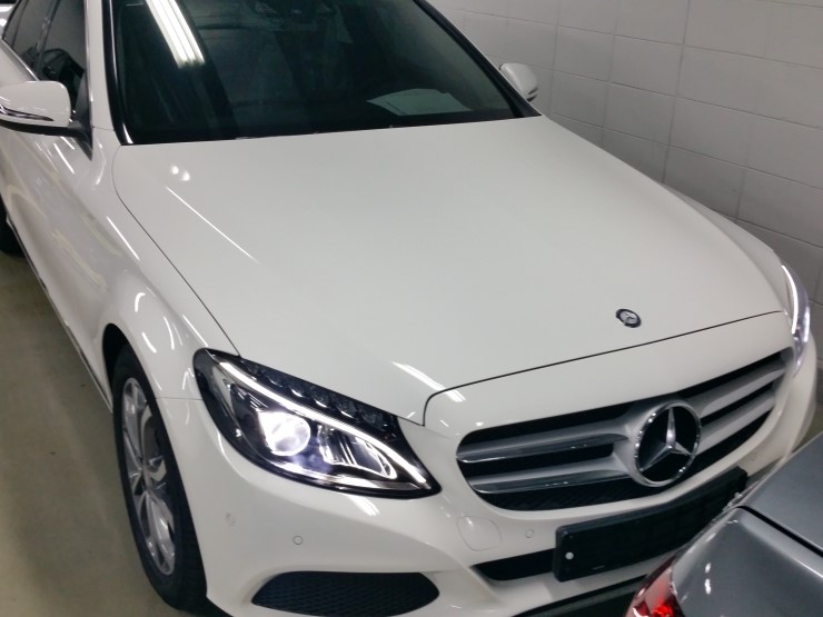  벤츠 W205  뉴C클래스 지니3D 터치 네비 장착