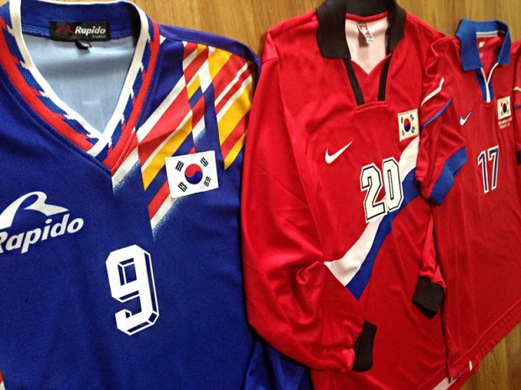 1996-98 Korea Home L/S Player <b>홍명보</b>