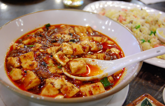  마파두부 중국식이랑 한국식이랑 많이다른맛