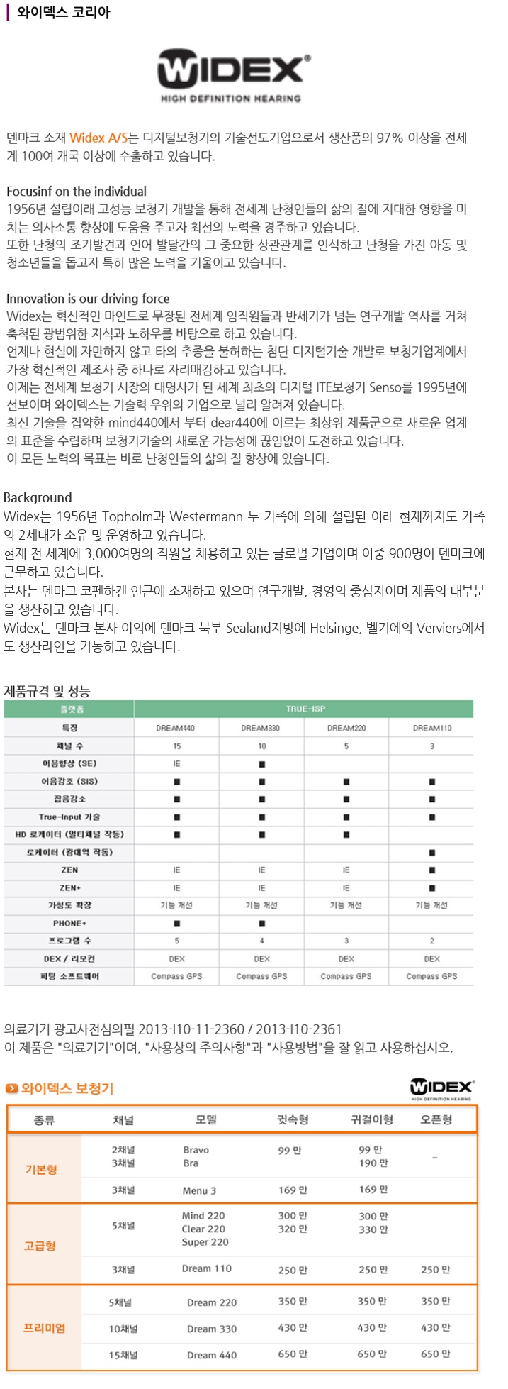  와이덱스 코리아 소개