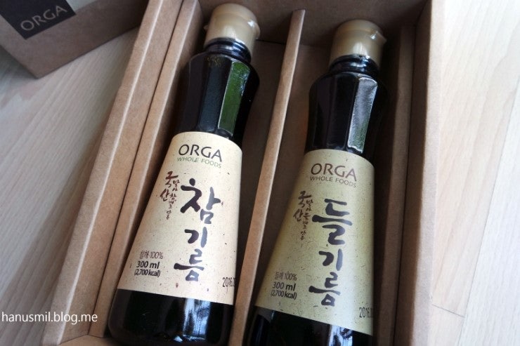 추석선물 준비하기 올가 명품 선물세트 참기름이 역시~짱!