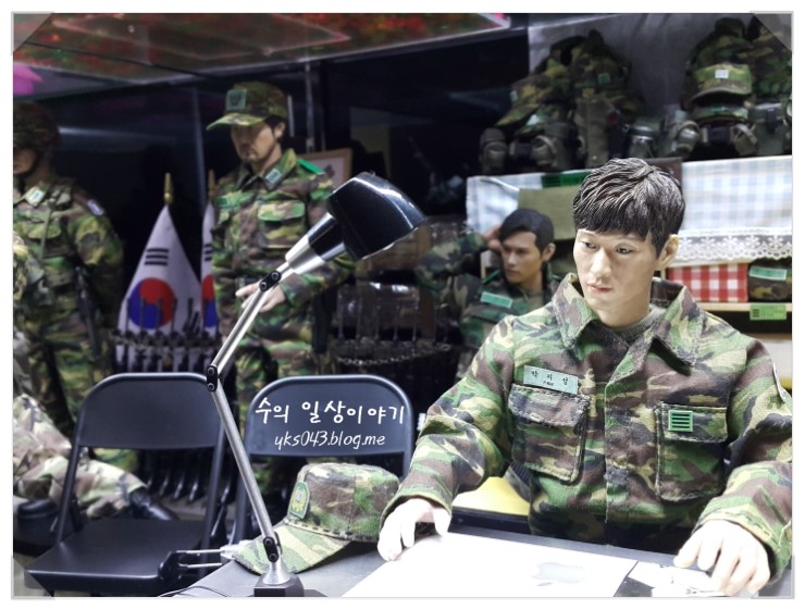 한국군 커스텀 장식장 정리