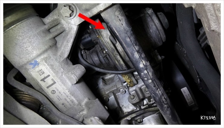  #BMW740LI 과열로인해 엔진을 식혀주는 냉각휀이 계속빠르게 돌아가는고장 수리 K1모터스 