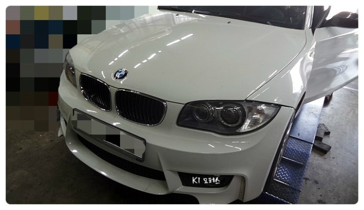  BMW 120d 브레이크수리 K1모터스 