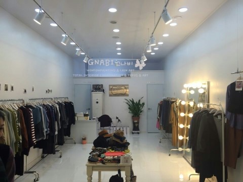 [옷가게 인테리어]부산 상가인테리어/김해 아이스퀘어 블라닉 여성복 매장