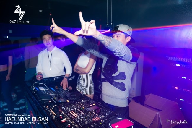  [부산] 부산 해운대 247클럽라운지 @ 현장스케치 by. 디제이한민 (DJ HANMIN) & DJ미노 [DJMINO]