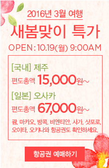 티웨이 항공 3월 새봄맞이 특가 프로모션