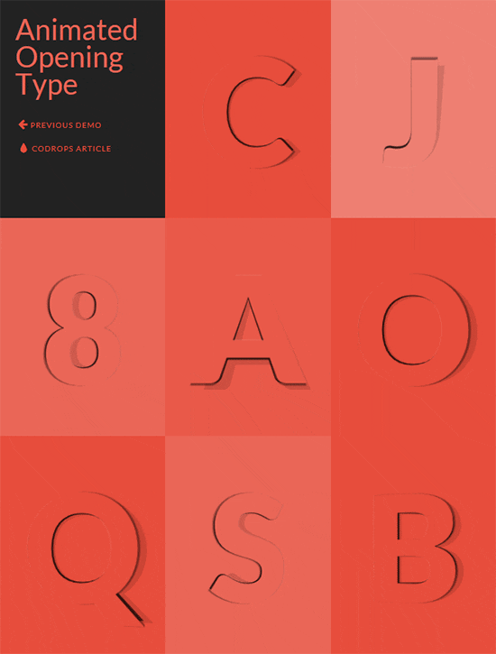 Animated Opening Type Animated Opening Type