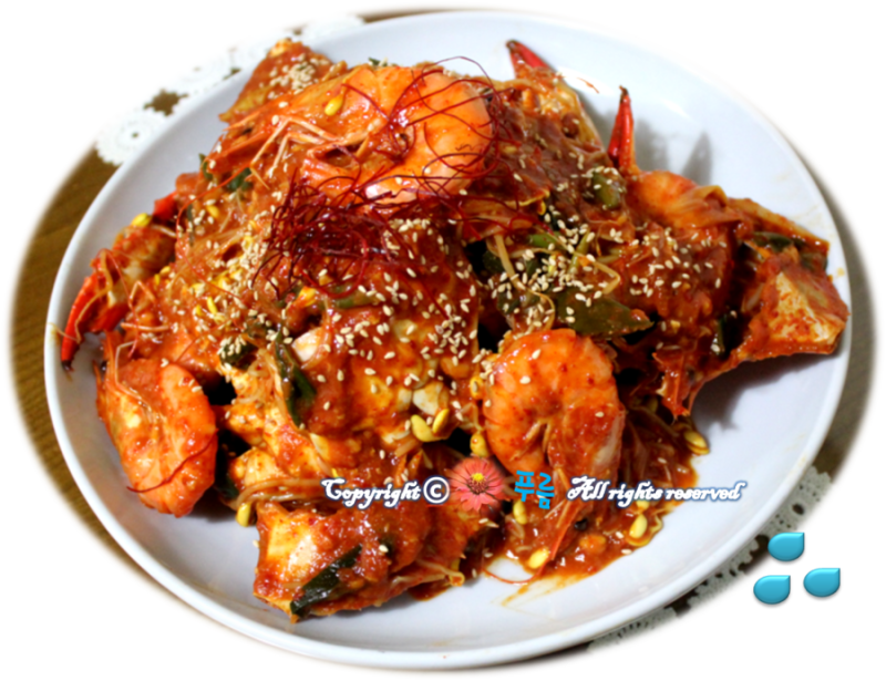꽃게찜 해물찜 황금 레시피 비법소스 / 꽃게 고르는 요령