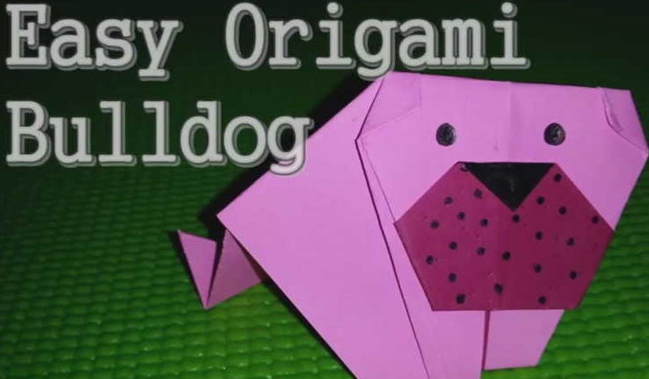 종이로 아주쉽게 불독 만들기 [ origami ]