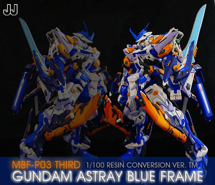  [GK]1/100 MBF-P03 third 아스트레이 블루프레임 3rd (ASTRAY BLUE FRAME 3RD)
