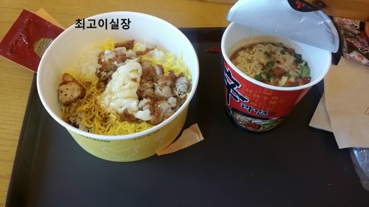  한솥도시락의 빅치킨마요로 한끼를