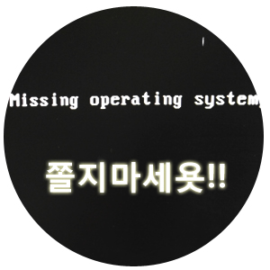 missing operating system!!(쫄지 마세요^^)