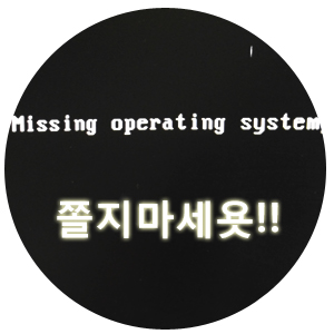  missing operating system!!(쫄지 마세요^^)