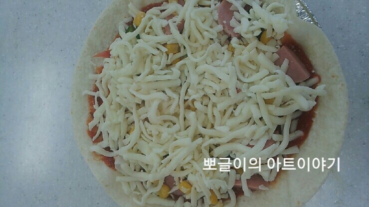  2015년 장평중  동아리 수제쿠키반 마지막 수업