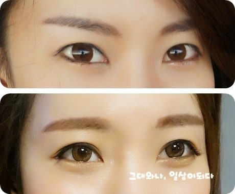 효연눈썹 과 비교해서 보는 일자눈썹 이 이쁠수밖에 없는 이유~!!