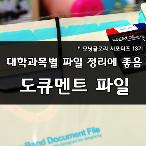  모닝글로리 서포터즈_8분류 밴드형 도큐멘트 파일