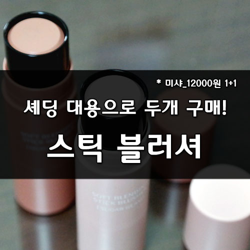  미샤세일_소프트 블랜딩 스틱 브러셔_쉐딩 대용으로!