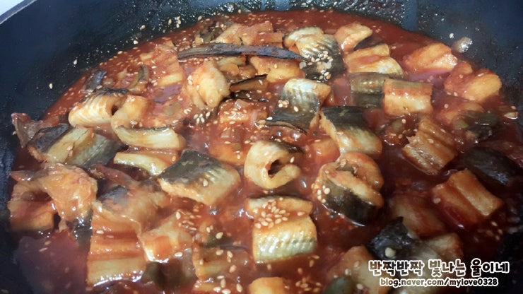 마른장어조림