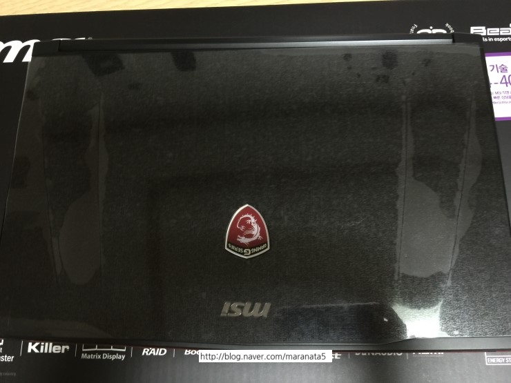 MSI GE62 2QF Cobra Pro V4K노트북 6개월사용후기