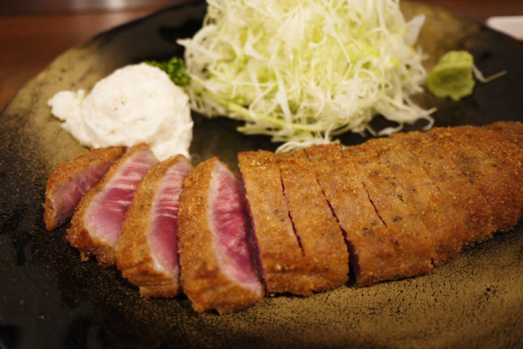 [오사카 여행/오사카 맛집]모토무라 규카츠 牛かつ もと村
