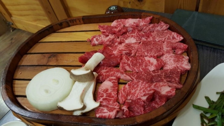  지난 일요일 점심식사 ...