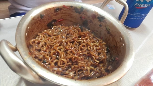 진짬뽕+짜파게티의 조합은 굿!!