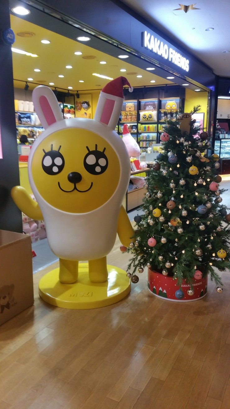 크리스마스를 맞이하는 구월동 카카오프렌즈 샵에 방문하다