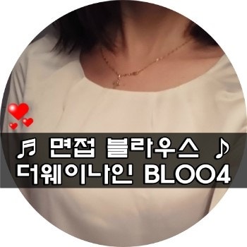 [더웨이나인] 여자면접복장/면접블라우스/라운드넥블라우스 (아이비 긴팔 BL004)