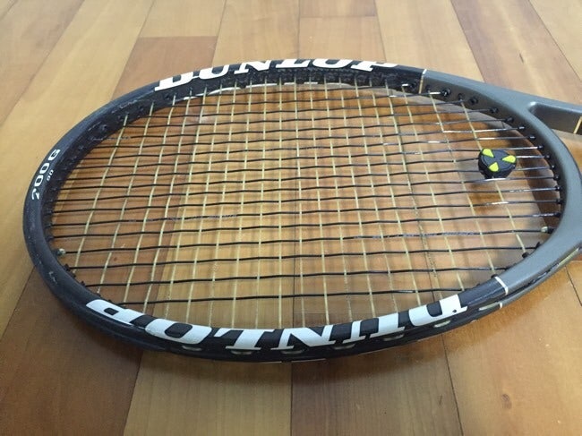 DUNLOP] Muscle Weave 200G 90빵 리뷰~ (미드 라켓비교 포함