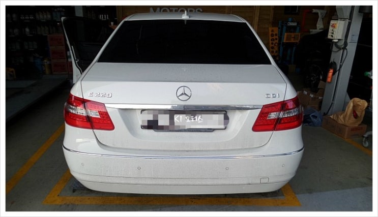  벤츠E220 CDI 차압센서교체와 DPF크리닝 K1모터스 