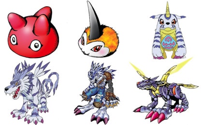 디지몬 진화트리 그림으로 준비함! : 네이버 블로그