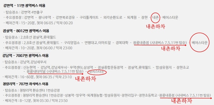  오케이스키렌탈샵 오시는 길