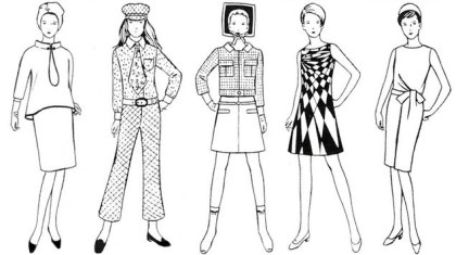 1960년대 남성용 히피 의류