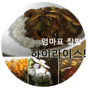  하이라이스 엄마표집밥 카레보다 간단하네요^^