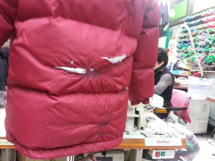 세곡동 고객님 점퍼 수선 세곡동 고객님 점퍼 수선