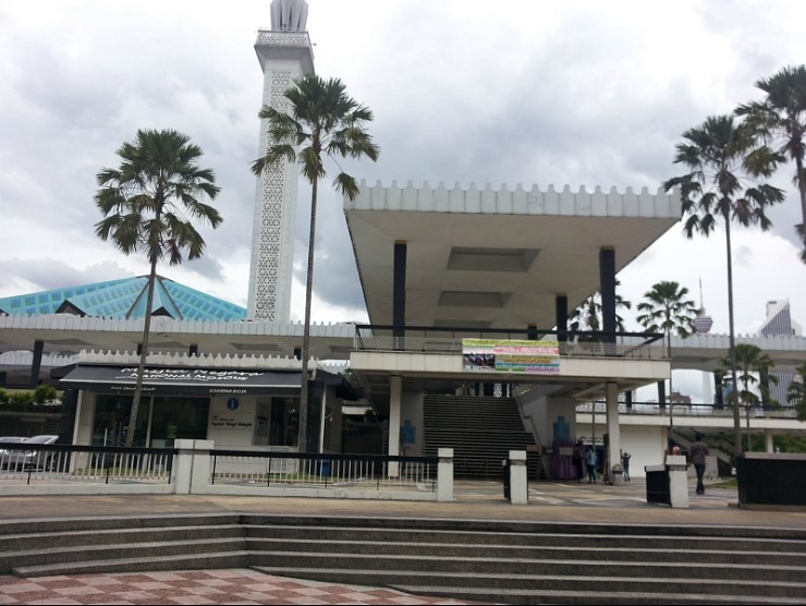  말레이시아 쿠알라룸푸르 국민모스크(National Mosque) 주변,,,,,