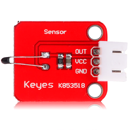 아날로그 서미스터 온도센서 모듈 사용하기 (Keyes)(열센서)(Analog Temperature Sensor Module for SCM Development)[아두이노 강좌]