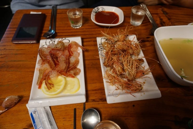  강남 논현동 닭새우, 꽃새우로 유명한 - "영번지"