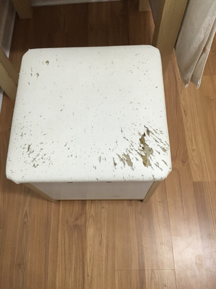 화장대스툴 리폼하기