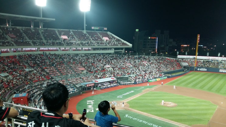  2015.08.22 두산 베어스 vs kt wiz / 수원 kt위즈파크 1루 스카이존 직관