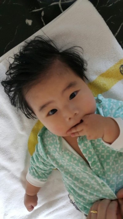  목욕후 정쯔빈