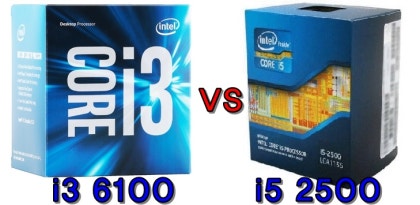 i3 6100 vs i5 2500 간단 비교 사용기 : 네이버 블로그