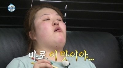 나혼자 산다 이국주 - 눈뜨자마자 순대볶음과 잔치국수 먹방