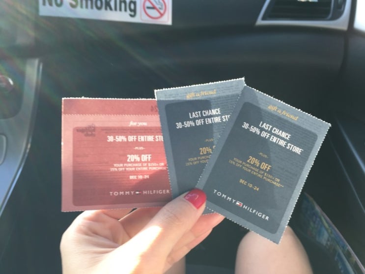  괌쇼핑 타미쿠폰 진리구먼~