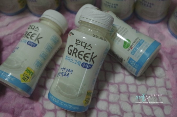 장건강을위해 마시는그릭요거트 후디스그릭 